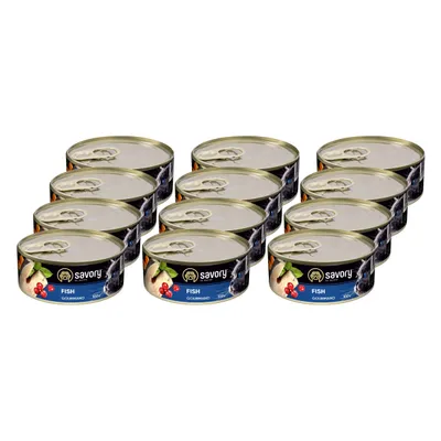 Savory Nassfutter für Katzen mit Fisch