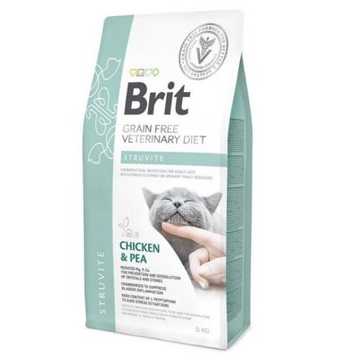 Brit Veterinary Diets Croquettes Struvite Grain Free pour chat