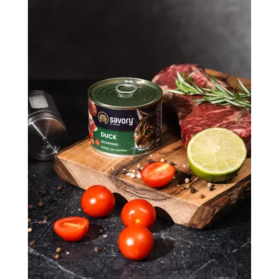 Savory Nassfutter für Katzen mit Ente Savory Nassfutter für Katzen mit Ente