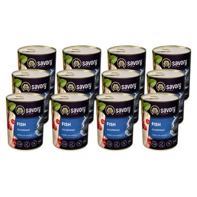 Savory Nassfutter für Katzen mit Fisch