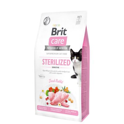 Brit Care Croquettes Grain-Free Sterilized Sensitive pour chat stérilisé