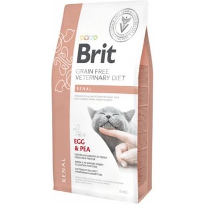 Brit Veterinary Diets Croquettes Renal Grain Free pour chat