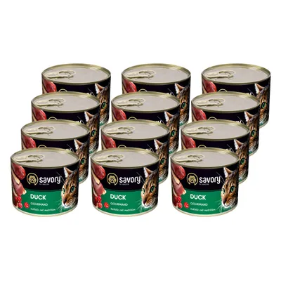 Savory Nassfutter für Katzen mit Ente Savory Nassfutter für Katzen mit Ente