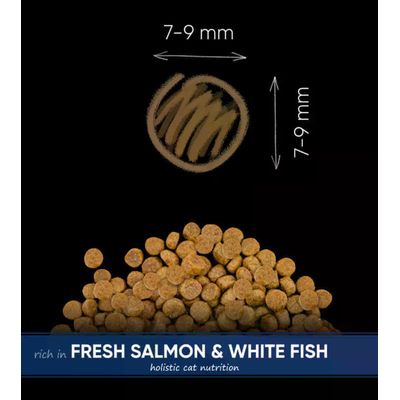 Savory Trockenfutter für Katzen mit Lachs & Weißfisch