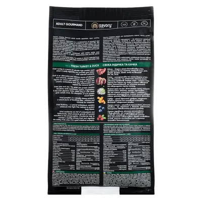 Savory Trockenfutter für Katzen mit Pute & Ente Savory Trockenfutter für Katzen mit Pute & Ente
