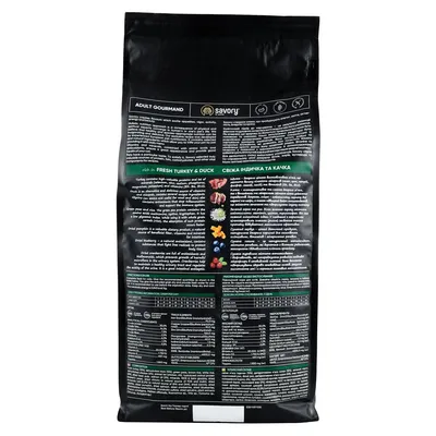 Savory Trockenfutter für Katzen mit Pute & Ente