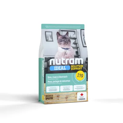 Nutram Ideal I19 Croquettes Skin Control pour chat