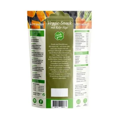 Irish Pure Veggie-Snack – Vegetarisches Leckerli mit Kelp-Alge Irish Pure Veggie-Snack – Vegetarisches Leckerli mit Kelp-Alge