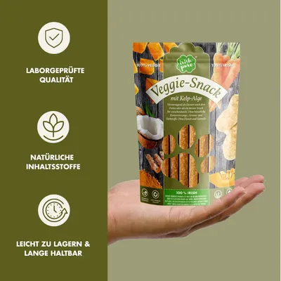 Irish Pure Veggie-Snack – Vegetarisches Leckerli mit Kelp-Alge