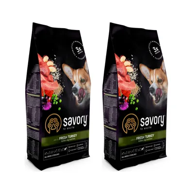 Savory Trockenfutter für sterilisierte Hunde mit Pute
