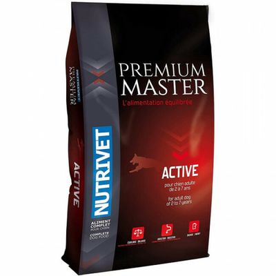 Nutrivet Croquettes Premium Master Active pour chien sportif