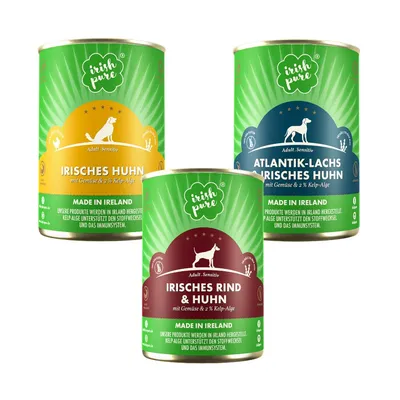 Starterset Nassfutter Adult - Weiderind, irisches Huhn & Atlanktik Lachs Starterset Nassfutter Adult - Weiderind, irisches Huhn & Atlanktik Lachs