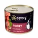 Savory Nassfutter für Hunde mit Pute