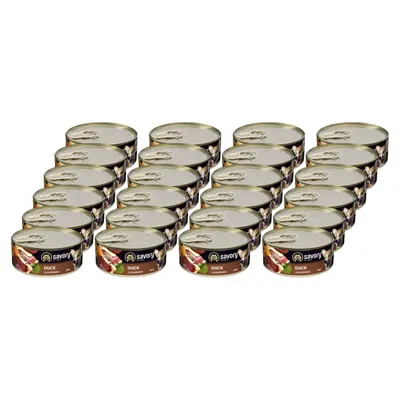 Savory Nassfutter für Hunde mit Ente