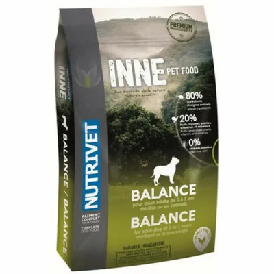 Nutrivet Croquettes Inne Dog Balance pour chien stérilisé ou en surpoids Nutrivet Croquettes Inne Dog Balance pour chien stérilisé ou en surpoids