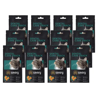 Savory Katzenleckerlis zur Zahnpflege Savory Katzenleckerlis zur Zahnpflege