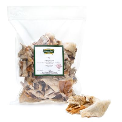 Masterfeed Bâtonnets de peau de lapin avec poil (20 cm)