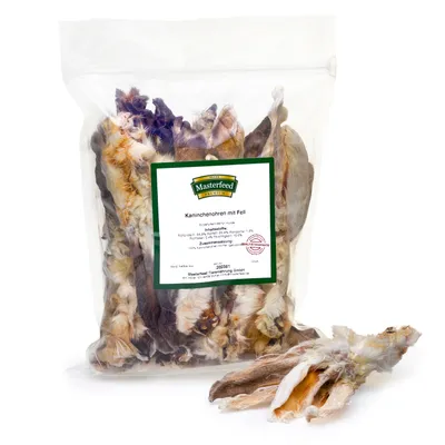 Masterfeed Oreilles de lapin avec poil Masterfeed Oreilles de lapin avec poil
