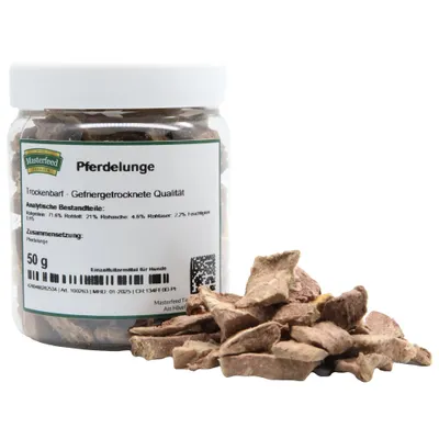 Masterfeed Pferdelunge-Würfel (Trockenbarf) Masterfeed Pferdelunge-Würfel (Trockenbarf)