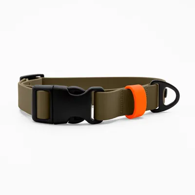 THE DOG IDEA BioThane® Halsband Khaki THE DOG IDEA BioThane® Halsband Khaki