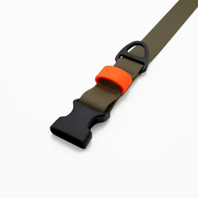 THE DOG IDEA BioThane® Halsband Khaki THE DOG IDEA BioThane® Halsband Khaki