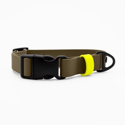 THE DOG IDEA BioThane® Halsband Khaki