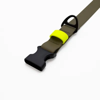 THE DOG IDEA BioThane® Halsband Khaki THE DOG IDEA BioThane® Halsband Khaki