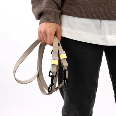 THE DOG IDEA BioThane® Hundeleine Taupe THE DOG IDEA BioThane® Hundeleine Taupe