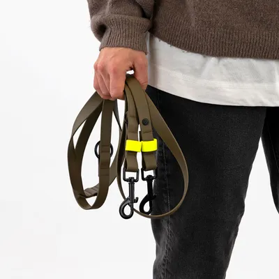 THE DOG IDEA BioThane® Hundeleine Khaki THE DOG IDEA BioThane® Hundeleine Khaki