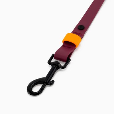 THE DOG IDEA BioThane® Hundeleine Bordeaux