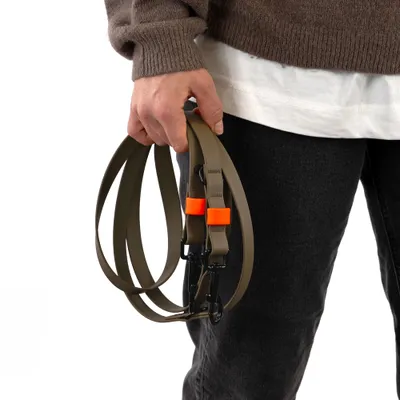 THE DOG IDEA BioThane® Hundeleine Khaki