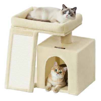FEANDREA - Arbre à chat - Planche à griffer, 2 couchages