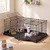 SONGMICS Parcs de jeu Tapis Imperméable Double Porte SONGMICS Parcs de jeu Tapis Imperméable Double Porte