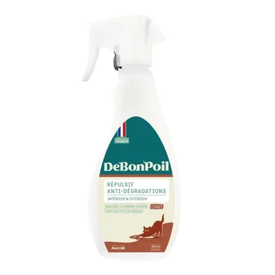 DE BON POIL - Répulsif Anti-dégradations Chat DEBONPOIL 250 ou 500 ml DE BON POIL - Répulsif Anti-dégradations Chat DEBONPOIL 250 ou 500 ml