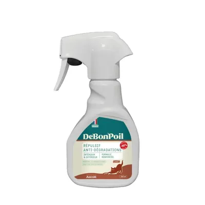 DE BON POIL - Répulsif Anti-dégradations Chat DEBONPOIL 250 ou 500 ml DE BON POIL - Répulsif Anti-dégradations Chat DEBONPOIL 250 ou 500 ml