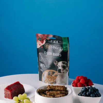 Savory Jerky Hundeleckerlis mit Wild