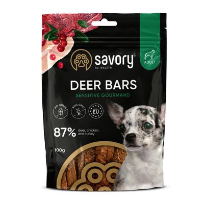 Savory Jerky Hundeleckerlis mit Wild