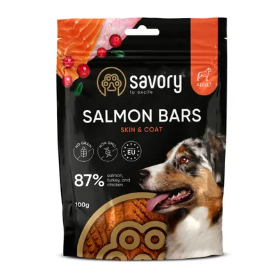 Savory Jerky Hundeleckerlis mit Lachs