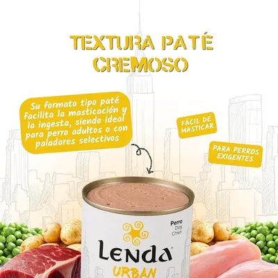 Lenda Urban Comida Húmeda para Perros Cerdo con Conejo