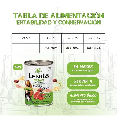 Lenda Urban Comida Húmeda para Perros Cerdo Ibérico