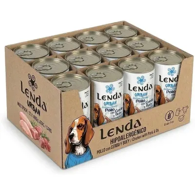 Lenda Urban Comida Húmeda para Perros Pollo con Cerdo y Buey