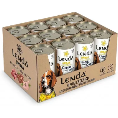 Lenda Urban Comida Húmeda para Perros Cerdo con Conejo