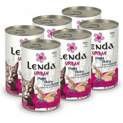 Lenda Urban Comida Húmeda para Gatos Pollo con Buey y Arándanos