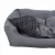 SunnyDogs Hundebett grau mit Wendekissen SunnyDogs Hundebett grau mit Wendekissen
