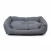 SunnyDogs Hundebett grau mit Wendekissen