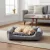 SunnyDogs Hundebett grau mit Wendekissen SunnyDogs Hundebett grau mit Wendekissen