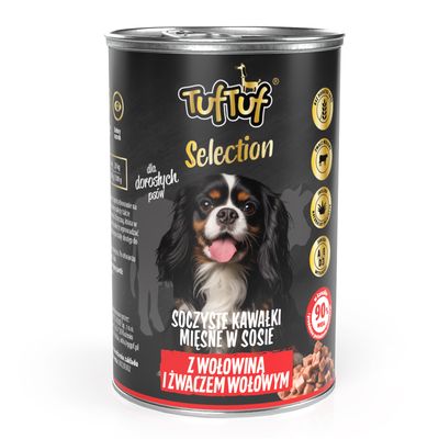 TufTuf Selection Nassfutter für Hunde – Dose 415 g
