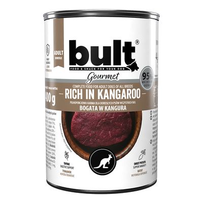 BULT Nassfutter für Hunde – Alleinfuttermittel Dose 400 g