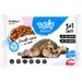 TufTuf Nassfutter für Katzen – Mix Beutel 4 x 100 g 3+1 Gratis