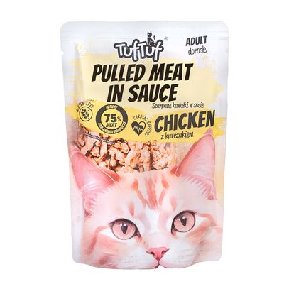 TufTuf Single Nassfutter für Katzen – Stücke in Sauce Beutel 100 g